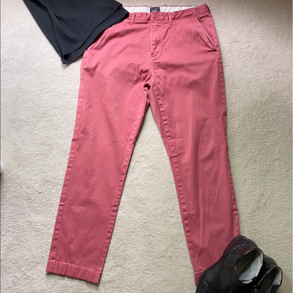 J Crew Stretch Salmon Pants 